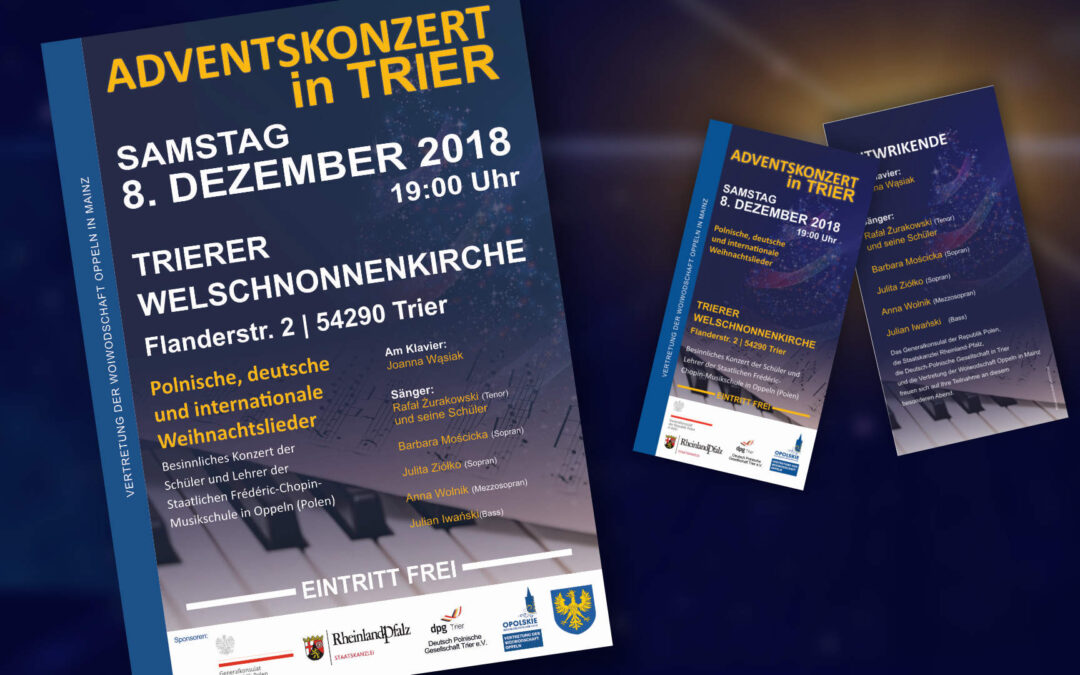 Vertretung der Woiwodschaft Oppeln in Mainz – Plakate & Flyer
